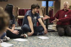 Students from across the Capital Region filled Proctors for the High School Theatre Festival Wednesday. April 11, 2018. Over 160 students from seven schools took part in workshops ranging from improv to Shakespeare, dance to make-up.