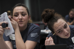 Students from across the Capital Region filled Proctors for the High School Theatre Festival Wednesday. April 11, 2018. Over 160 students from seven schools took part in workshops ranging from improv to Shakespeare, dance to make-up.