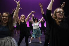 Students from across the Capital Region perform in the 2018 High School Musical Theatre Awards at Proctors Saturday, May 19, 2018. Annabelle Duffy, center, won best actress for her role as Tracy Turnblad in the Albany High School production of Hairspray.