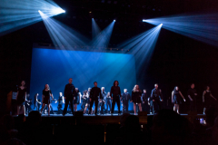 Students from around the Capital Region sing, dance and perform for the 2018 High School Musical Theatre Awards at Proctors Saturday, May 19, 2018. Students from each participating school came together to perform in the opening number.