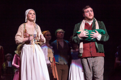 Students from Hudson Falls High School perform a song from Into The Woods during the 2018 High School Musical Theatre Awards at Proctors Saturday, May 19, 2018.