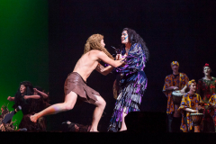 Students from Voorheesville High School perform a song from Tarzan during the 2018 High School Musical Theatre Awards at Proctors Saturday, May 19, 2018.