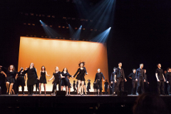 Students from 30 schools Capital Region schools participate in the 3rd Annual High School Musical Theatre Awards on the MainStage at Proctors Saturday, May 11, 2019. Here, students from all 60 participating school perform the opening number, “Dancin’ on Broadway”.