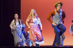 Students from Warrensburg Jr. Sr. High School perform “Farmer and the Cowman” from Rodgers and Hammerstien’s Oklahoma during the 3rd Annual High School Musical Theatre Awards on the MainStage at Proctors Saturday, May 11, 2019.