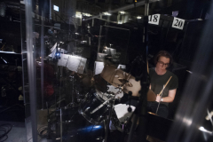 Broadway Camp: Musicians rehearse in the pit while actors sing on stage during rehearsal for Aida on Mainstage at Proctors Wednesday, August 1, 2018.