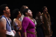 Broadway Camp students perform during the dress rehearsal for Aida on Mainstage at Proctors Friday, August 3, 2018.