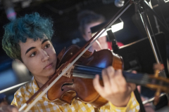 The Broadway Camp student orchestra rehearses with the cast during the sitz probe for Les Miserables on the MainStage at Proctors Wednesday, July 31, 2019.