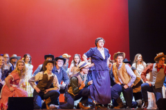 Students from Warrensburg Jr. Sr. High School perform “Farmer and the Cowman” from Rodgers and Hammerstien’s Oklahoma during the 3rd Annual High School Musical Theatre Awards on the MainStage at Proctors Saturday, May 11, 2019.