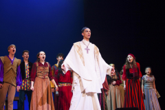 Students from Hudson Falls High School perform “The Tavern Song/Esmerelda” from The Hunchback of Notre Dame during the 3rd Annual High School Musical Theatre Awards on the MainStage at Proctors Saturday, May 11, 2019.