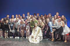 Students from 30 schools Capital Region schools participate in the 3rd Annual High School Musical Theatre Awards on the MainStage at Proctors Saturday, May 11, 2019. Here, winners pose with their awards.