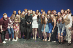 Students from 30 schools Capital Region schools participate in the 3rd Annual High School Musical Theatre Awards on the MainStage at Proctors Saturday, May 11, 2019. Here, winners pose with their awards.
