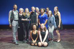 Students from 30 schools Capital Region schools participate in the 3rd Annual High School Musical Theatre Awards on the MainStage at Proctors Saturday, May 11, 2019. Here, winners pose with their awards.