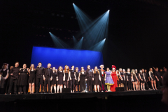 Students from 30 schools Capital Region schools participate in the 3rd Annual High School Musical Theatre Awards on the MainStage at Proctors Saturday, May 11, 2019. Here, they perform the closing number, “You Will Be Found” from Dear Evan Hansen.
