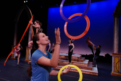 Broadway Camp students rehearse a number from Pippin at Proctors Friday, July 21, 2017.