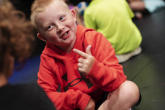 Kids create stories during Acting Out!, a summer camp at Proctors Tuesday, June 9, 2019.