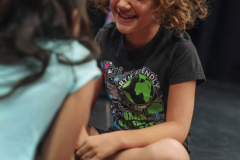 Kids create stories during Acting Out!, a summer camp at Proctors Tuesday, June 9, 2019.
