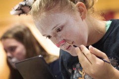 Students create animal characters in the Character Creation summer camp at Proctors Tuesday, June 9, 2019.