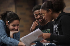 Students in the Summer Stage Young Actiing Company play theatre games and rehearse for their showcase at theREP Tuesday, July 30, 2019.