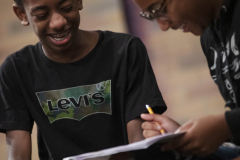 Students in the Summer Stage Young Actiing Company play theatre games and rehearse for their showcase at theREP Tuesday, July 30, 2019.